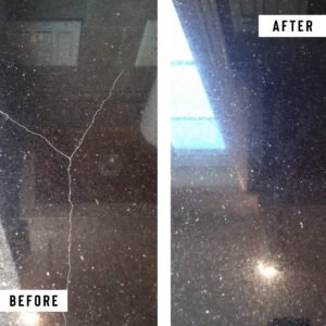 Crack Repair Before And After