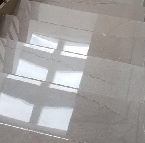 Stairs Marble Tiles Polishing