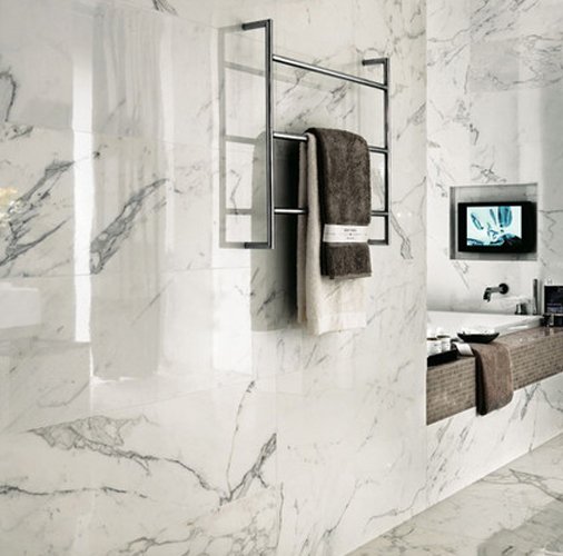 Marble wall Polishing